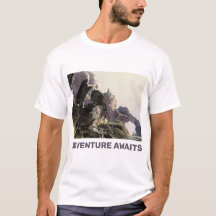Abenteuer warten. Fantasielandschaft
