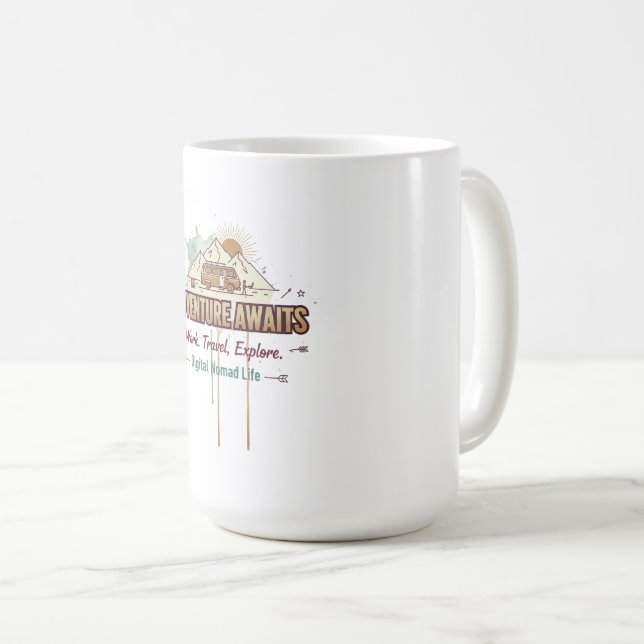 Abenteuer warten  kaffeetasse (VorderseiteRechts)