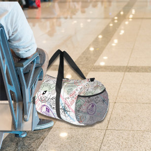 Abenteuer warten Reisen-Thema Duffle Bag
