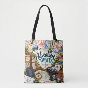 Abenteuer warten Reisetasche Tasche