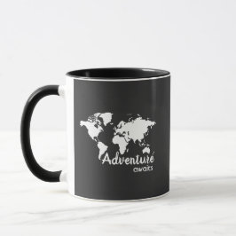 Abenteuer warten tasse