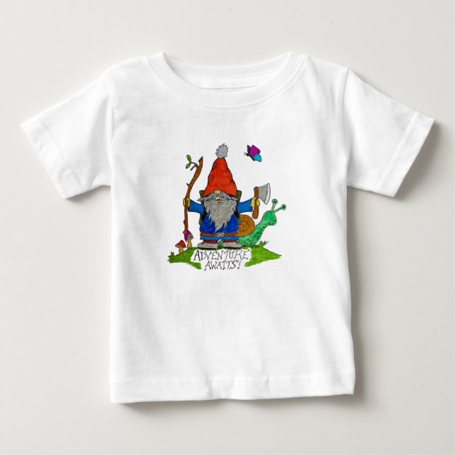 Abenteuer wartet! baby t-shirt (Vorderseite)