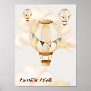 Abenteuer wartet neutrales Poster