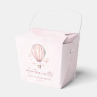 Abenteuer wartet! Pink Hot Air Ballon Babydusche