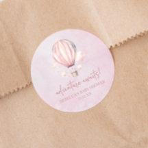 Abenteuer wartet! Pink Hot Air Ballon Babydusche