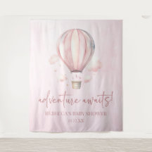 Abenteuer wartet! Pink Hot Air Ballon Babydusche