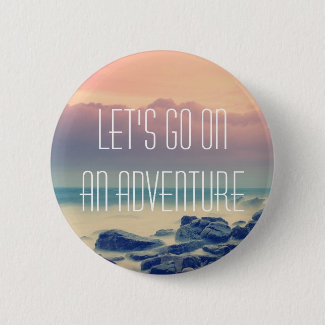 Abenteuerdruck Button (Vorderseite)