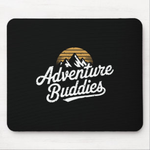 Abenteuerfreunde Bergwanderer Wandern Lustiges Paa Mousepad