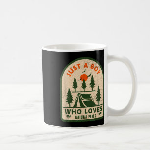 Abenteuerjunge Outdoor Nationalparks Wandern Natur Kaffeetasse