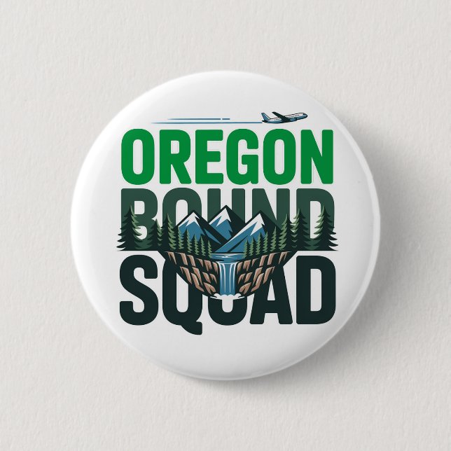 Abenteuerreise der Oregon Bound Squad Button (Vorderseite)