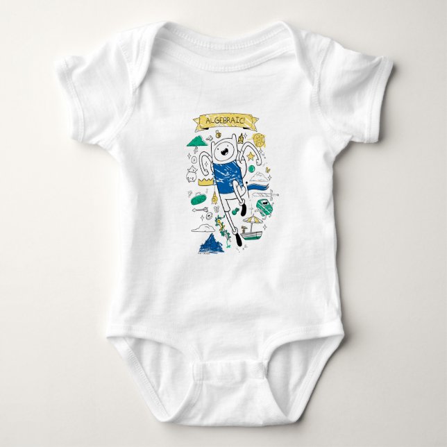 Abenteuerzeit | "Algebraic" Finn Sketch T - Shirt (Vorderseite)