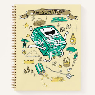 Abenteuerzeit "Awesomatude" BMO Sketch Notizbuch