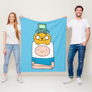 Abenteuerzeit   BMO, Jake & Finn Fleecedecke