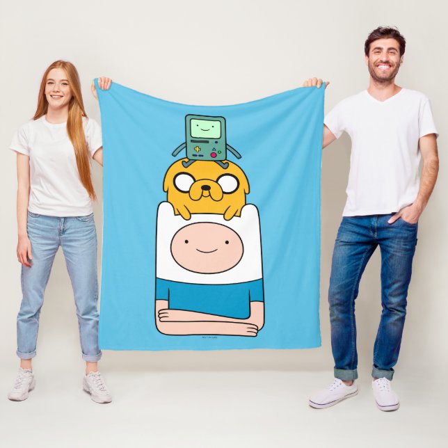 Abenteuerzeit | BMO, Jake & Finn Fleecedecke (Beispiel)