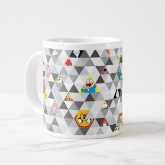 Abenteuerzeit | Dreiecksmuster Jumbo-Tasse