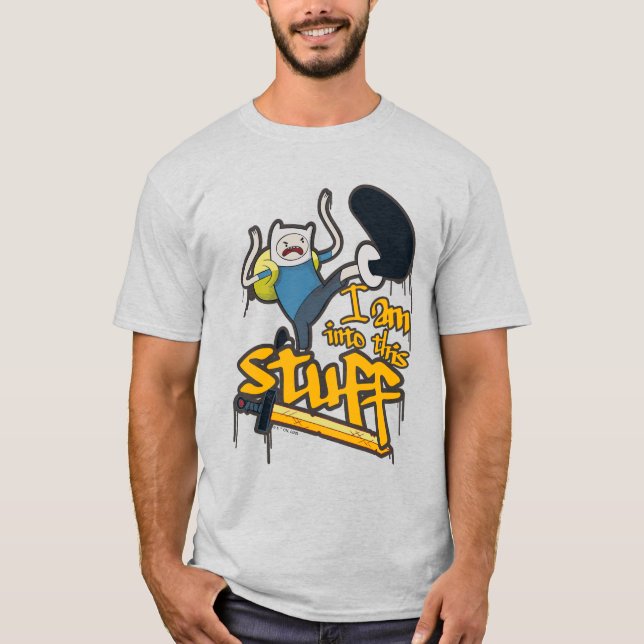 Abenteuerzeit | Finn "Ich bin in dieses Zeug" T-Shirt (Vorderseite)