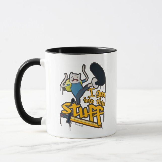 Abenteuerzeit | Finn "Ich bin in dieses Zeug" Tasse (Links)