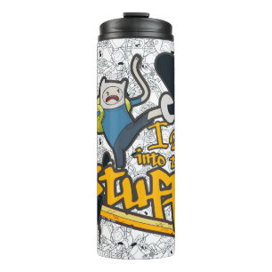 Abenteuerzeit   Finn "Ich bin in dieses Zeug" Thermosbecher