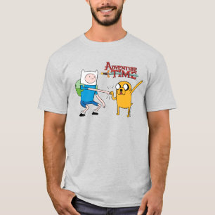 Abenteuerzeit   Finn & Jake Fist Bump T-Shirt