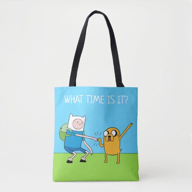 Abenteuerzeit | Finn & Jake Fist Bump Tasche (Vorderseite)