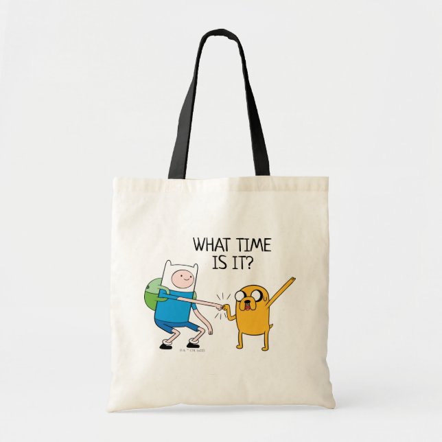 Abenteuerzeit | Finn & Jake Fist Bump Tragetasche (Vorne)