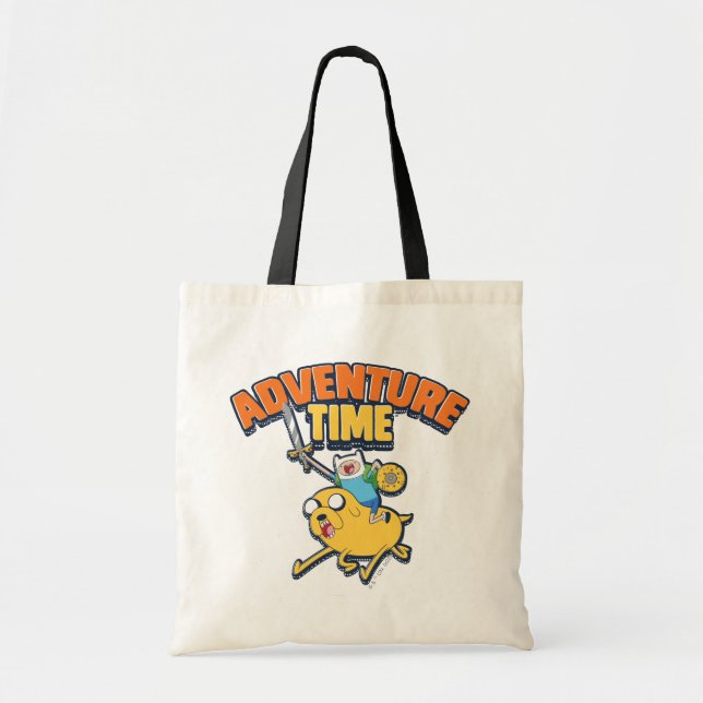 Abenteuerzeit | Finn Riding Jake Tragetasche (Vorne)