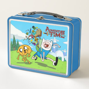 Abenteuerzeit Finn's Backpack Adventure Gear Metall Brotdose