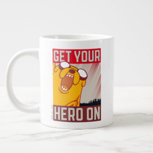 Abenteuerzeit   Jake "Get Your Hero On" Jumbo-Tasse