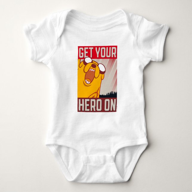 Abenteuerzeit | Jake "Get Your Hero On"-T - Shirt (Vorderseite)