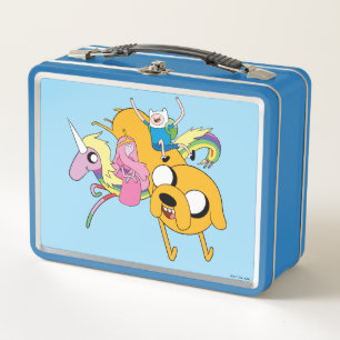 Abenteuerzeit Lady, Bubblegum, Finn & Jake Metall Brotdose
