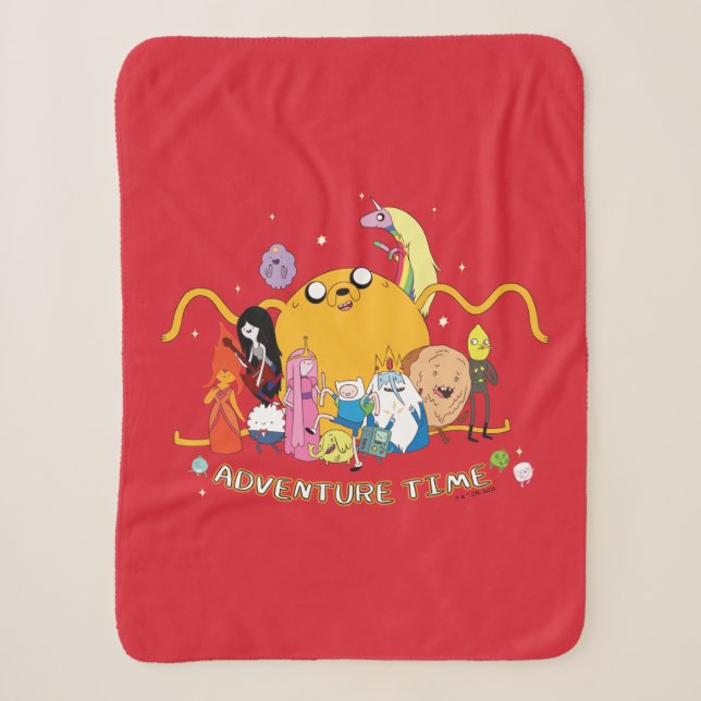 Abenteuerzeit | Large Jake Group Graphic Sherpadecke (Vorderseite)