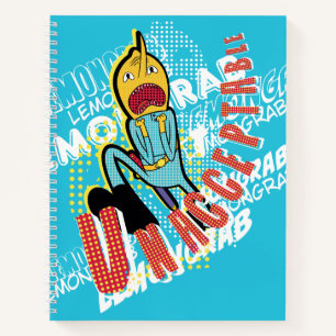 Abenteuerzeit   Lemon Grab "UNAKZEPTABLE" Notizbuch