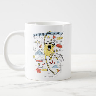 Abenteuerzeit | "Party" Jake Sketch Jumbo-Tasse