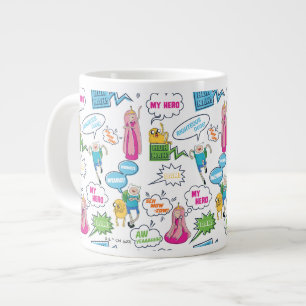 Abenteuerzeit   Zeichen-Abrufmuster Jumbo-Tasse