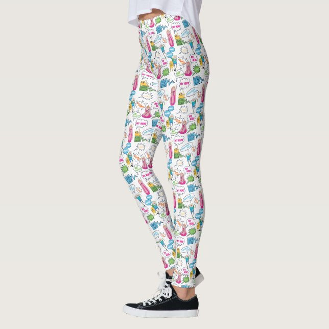 Abenteuerzeit | Zeichen-Abrufmuster Leggings (Links)