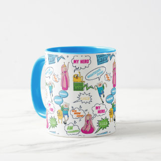 Abenteuerzeit | Zeichen-Abrufmuster Tasse