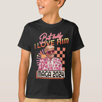 Aber Daddy I Liebe Ihm Mega 2024 Donald Trump Zurü T-Shirt