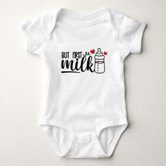 Aber das erste Zitat von Milch Funny für niedliche Baby Strampler