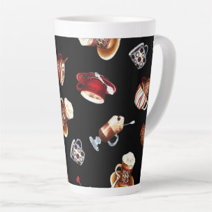 Aber der erste Kaffee Milchtasse