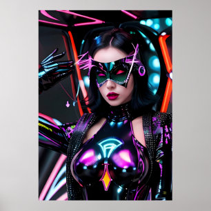 Aber die Maske war ihr Gesicht Poster