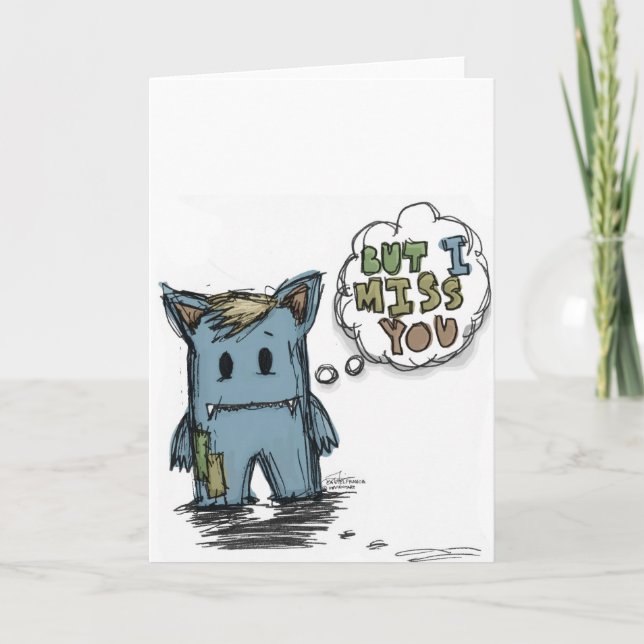 Aber du fehlst mir karte (Vorderseite)