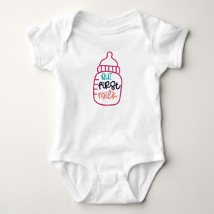 Aber erste Milch Baby Strampler