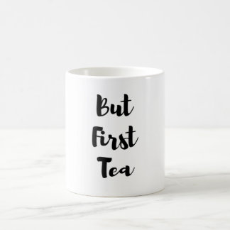 Aber erste Tee-Tasse Kaffeetasse