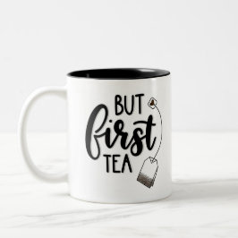 Aber erste Tee-Tasse Zweifarbige Tasse