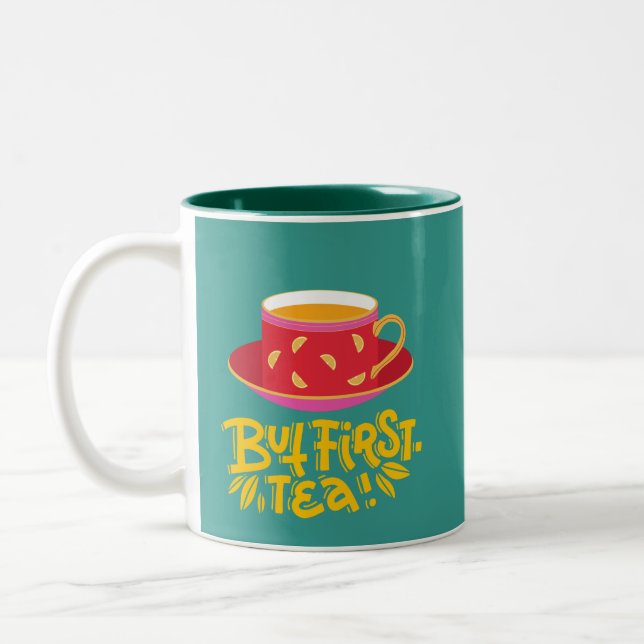 ABER ERSTER TEE ZWEIFARBIGE TASSE (Links)