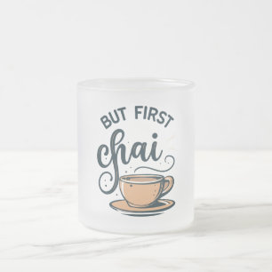 Aber First Chai: Eine beige Tasse von Bliss