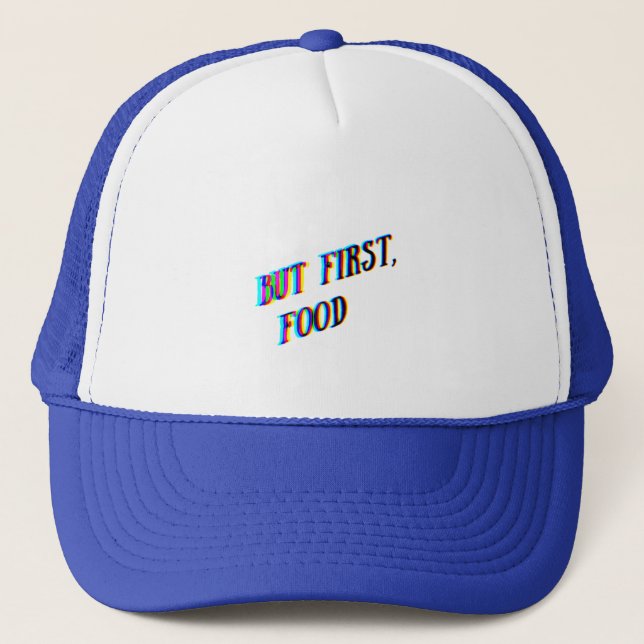 Aber First Food Trucker Hat Truckerkappe (Vorderseite)