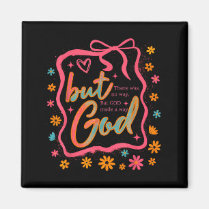 Aber Gott hat einen Weg Bibelvers Christlicher Gla Magnet