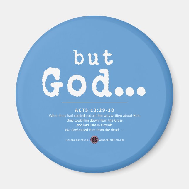 Aber Gott Magnet (Vorne)