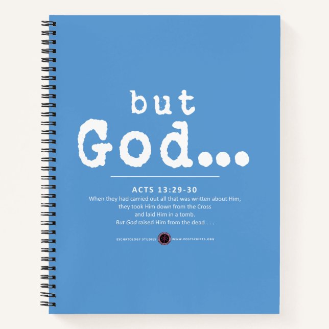 Aber Gott Notizbuch (Vorderseite)